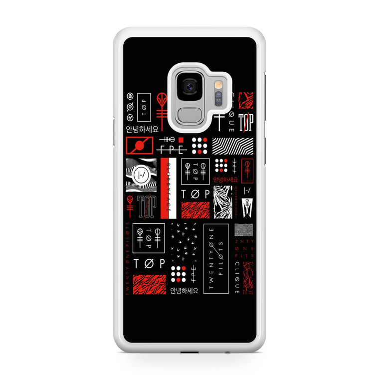 Twenty One Pilots Blurryface Collage Samsung Galaxy S9 Case