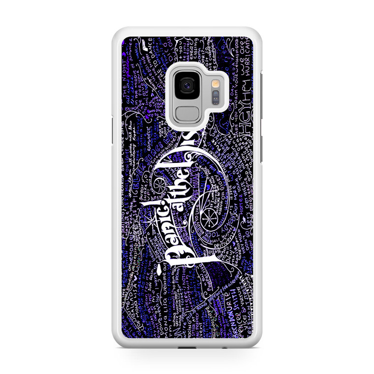 Panic At The Disco Lyrics Art Samsung Galaxy S9 Case