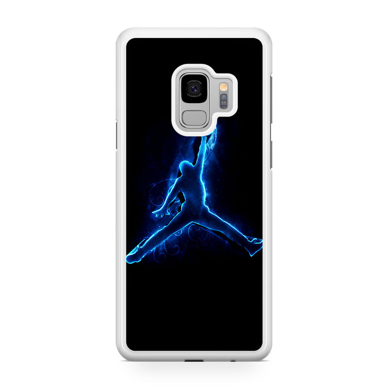 Air Jordan Logo Neon Samsung Galaxy S9 Case