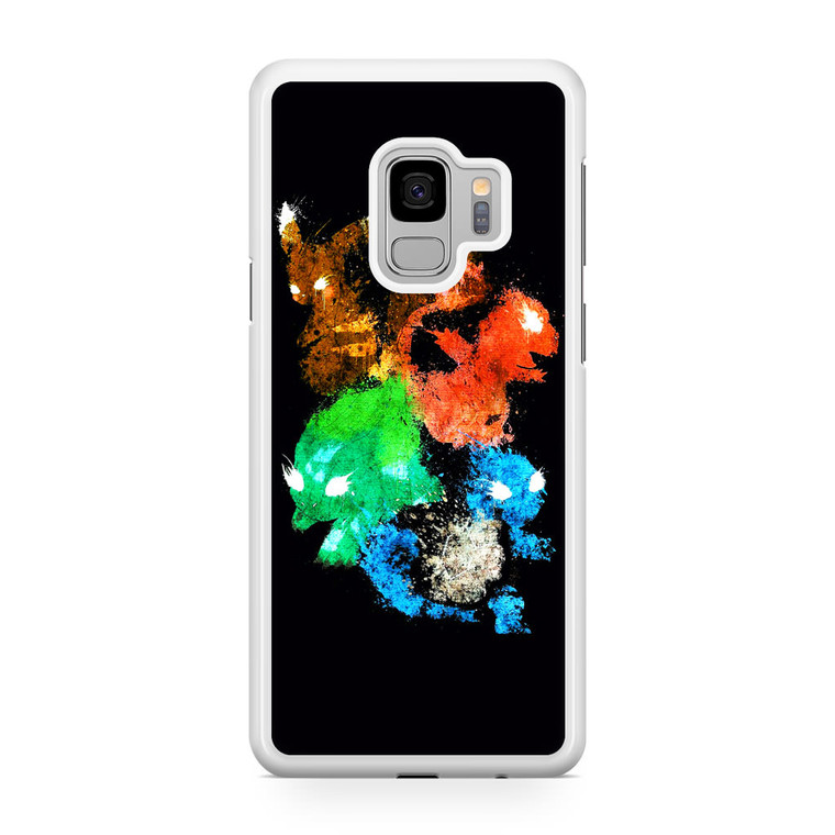 Pokemon Monsters Watercolor Samsung Galaxy S9 Case