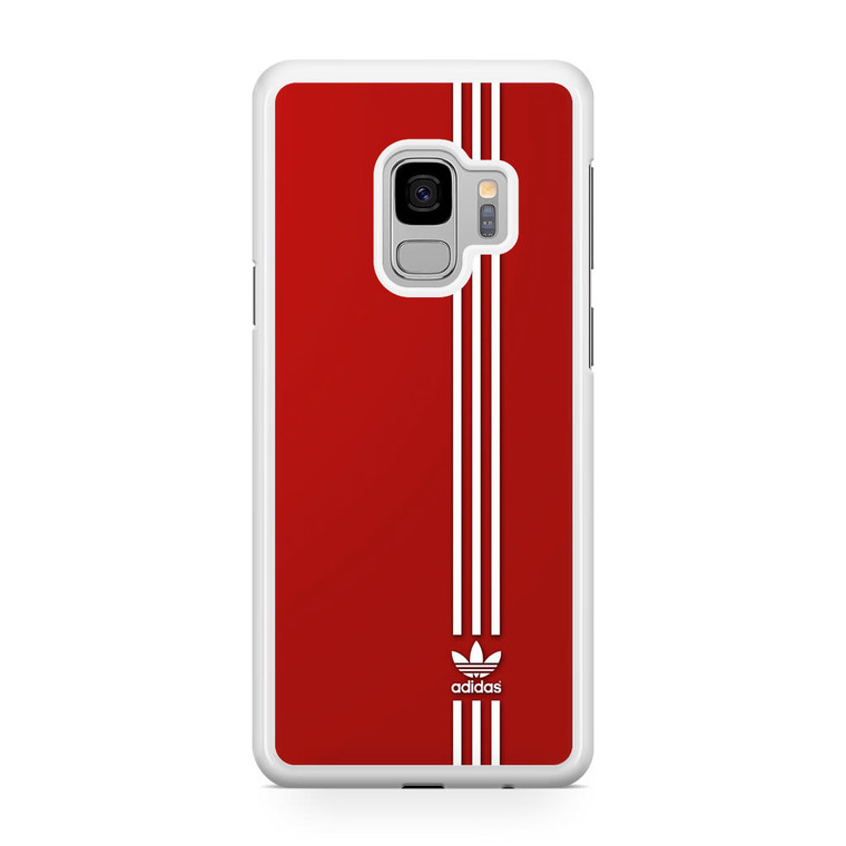 Brand Adidas Red White Sport Samsung Galaxy S9 Case