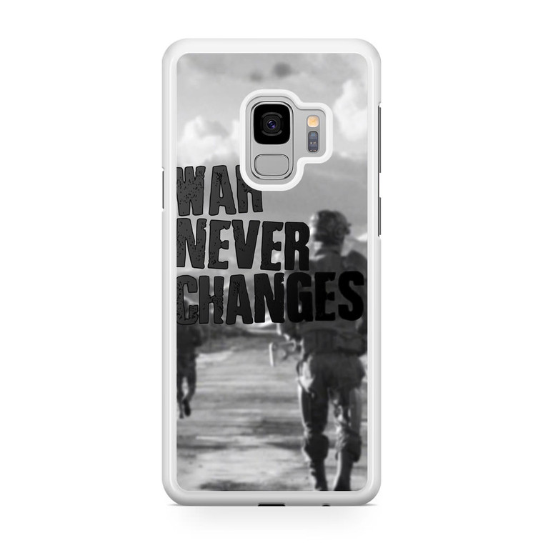 Fallout War Never Changes Quotes Samsung Galaxy S9 Case