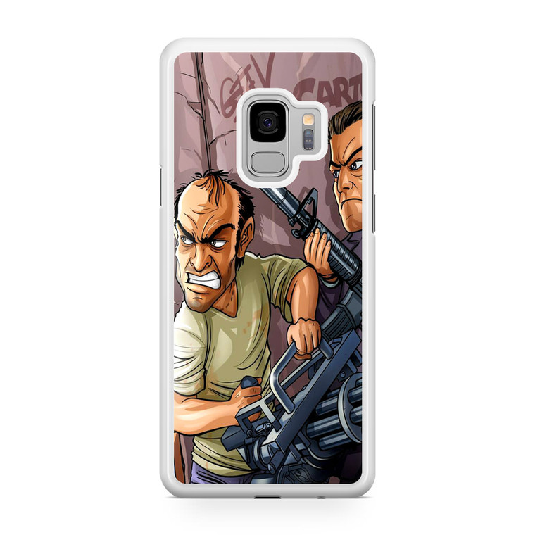 Gta V Game Art Samsung Galaxy S9 Case