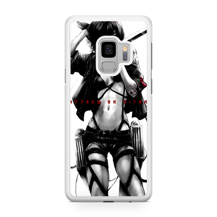 Attack On Titan Bw Samsung Galaxy S9 Case