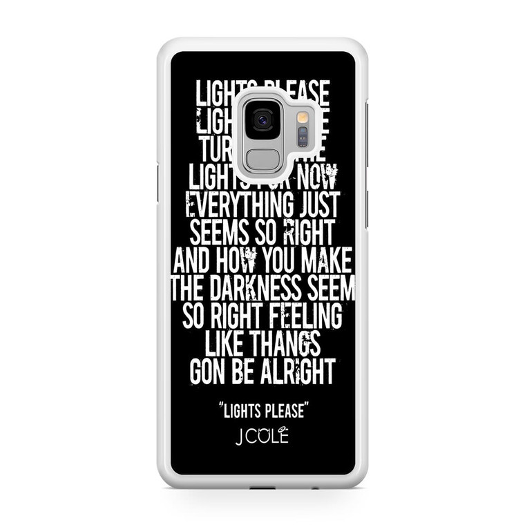 Lights Please J Cole Samsung Galaxy S9 Case