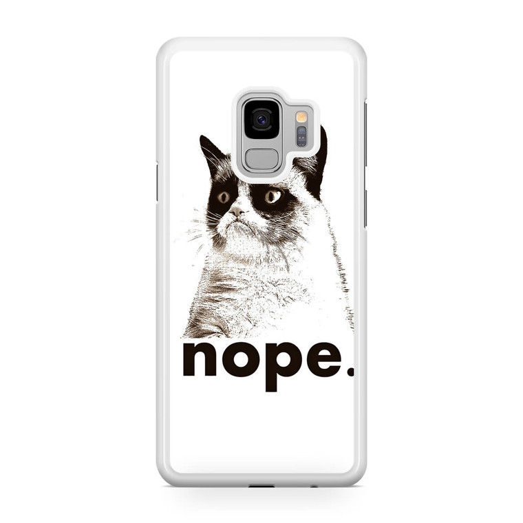 Nope grumpy Cat Samsung Galaxy S9 Case