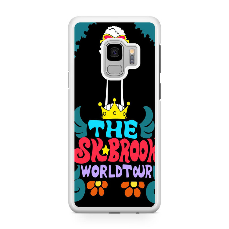 One Piece Brook World Tour Poster Samsung Galaxy S9 Case