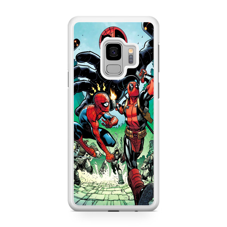 Spiderman Deadpool Comics Samsung Galaxy S9 Case