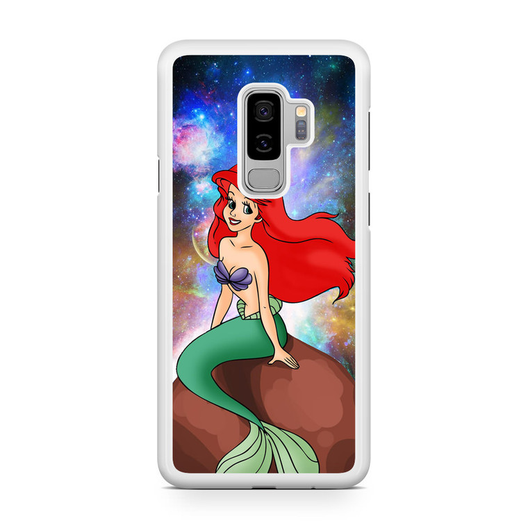 Ariel Little Mermaid In Galaxy Space Samsung Galaxy S9 Plus Case