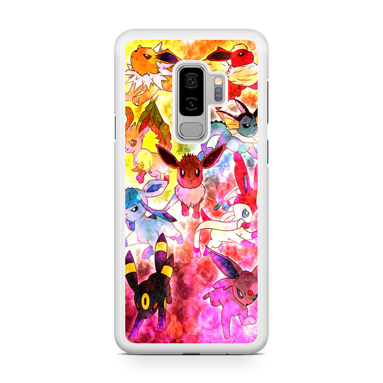 Pokemon Eevee Collage Samsung Galaxy S9 Plus Case