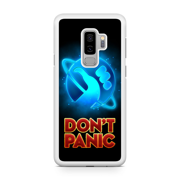 Hitchhiker's Guide To The Galaxy Dont Panic Samsung Galaxy S9 Plus Case