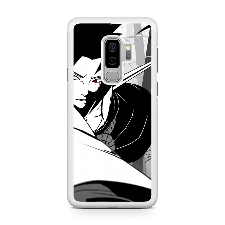 Naruto Sasuke Uchiha B&W Samsung Galaxy S9 Plus Case