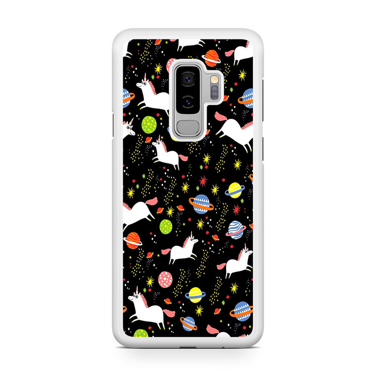 Space Unicorn Pattern Samsung Galaxy S9 Plus Case