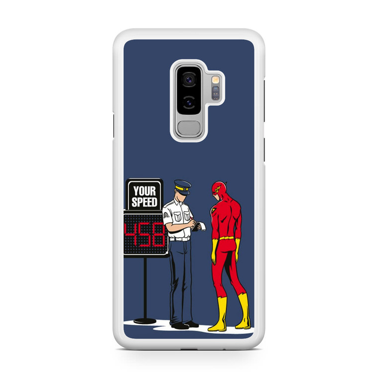 The Flash And The Cop Samsung Galaxy S9 Plus Case