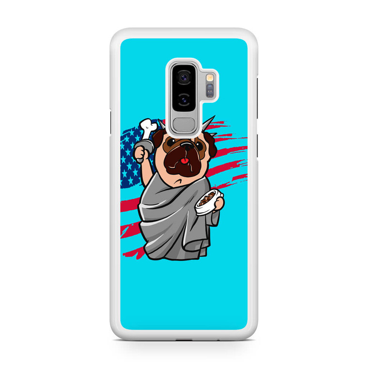 4th of July, Independence day Pug Samsung Galaxy S9 Plus Case