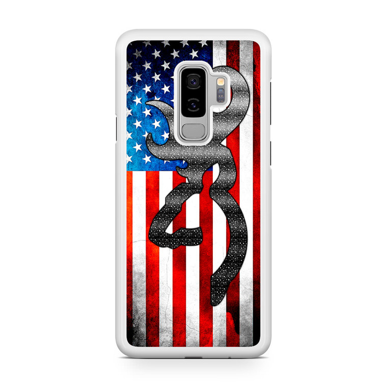 Browning American Flag Samsung Galaxy S9 Plus Case