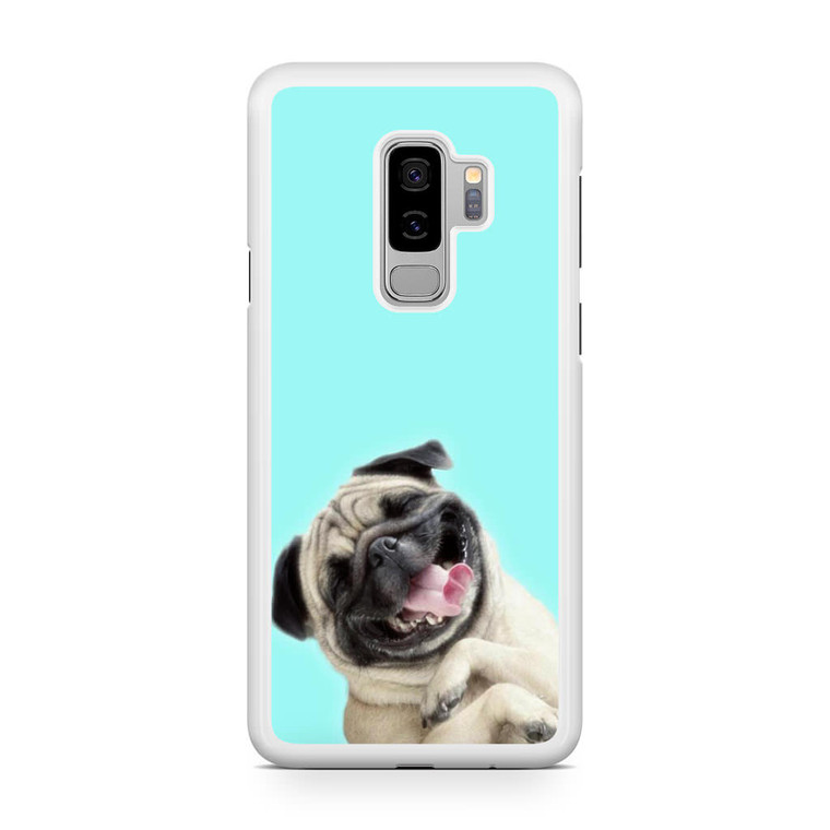 Pug Laughing Samsung Galaxy S9 Plus Case