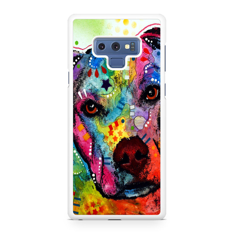 Pitbull Love Painting Samsung Galaxy Note 9 Case