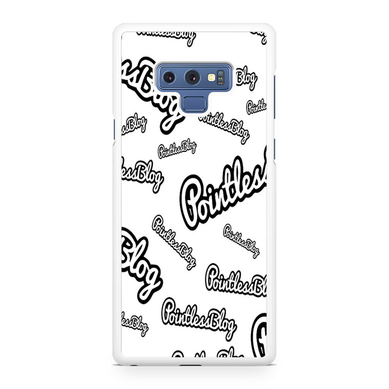 Pointlessblog White Samsung Galaxy Note 9 Case