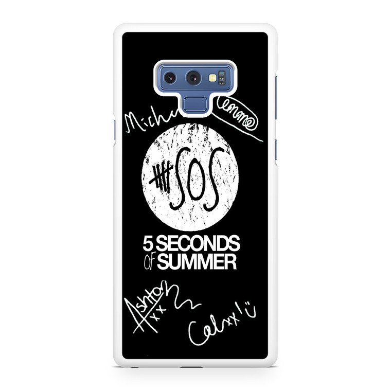 5SOS Signature Samsung Galaxy Note 9 Case