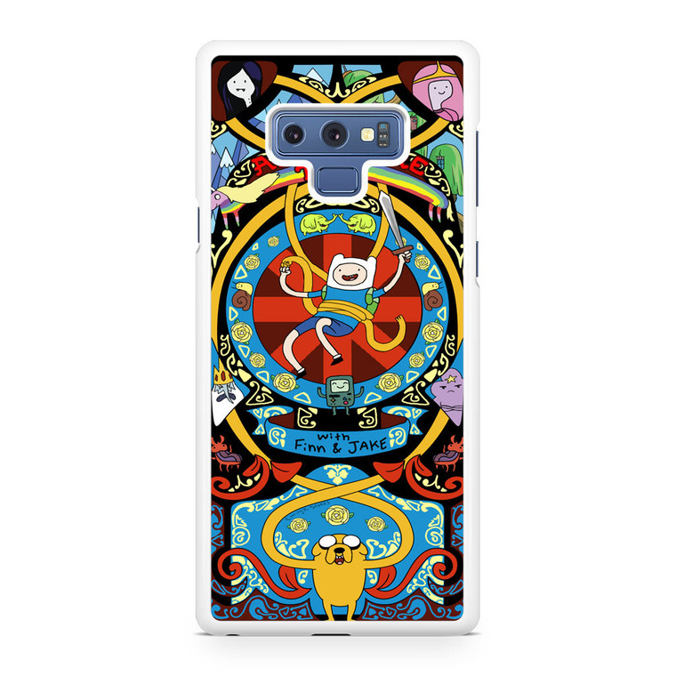 Adventure Time Art Finn and Jake Samsung Galaxy Note 9 Case