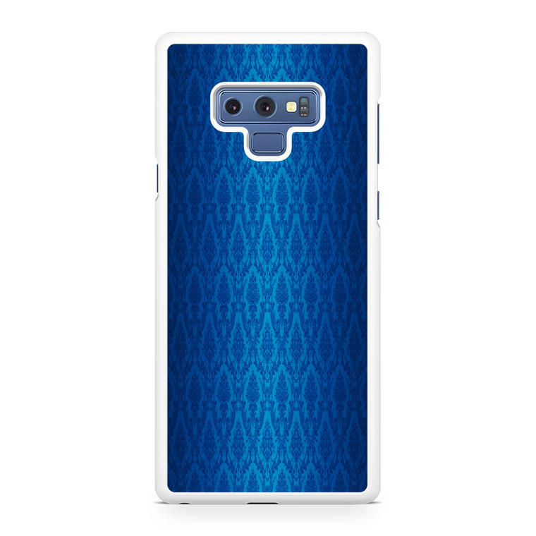 Blue Damask Samsung Galaxy Note 9 Case
