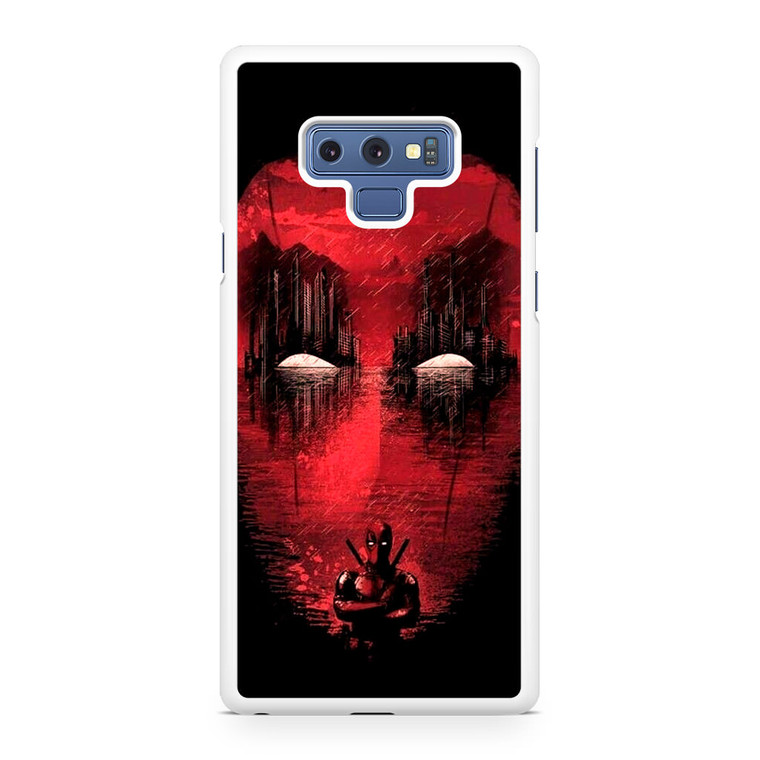 Deadpool Painting Art Samsung Galaxy Note 9 Case
