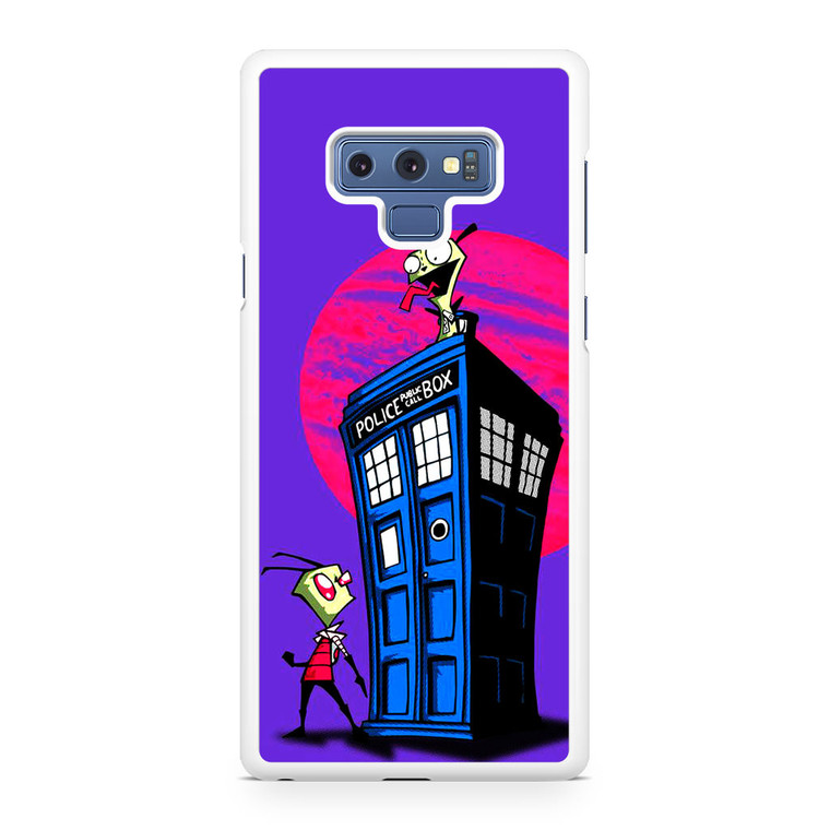 Invader Zinn and Tardis Box Samsung Galaxy Note 9 Case