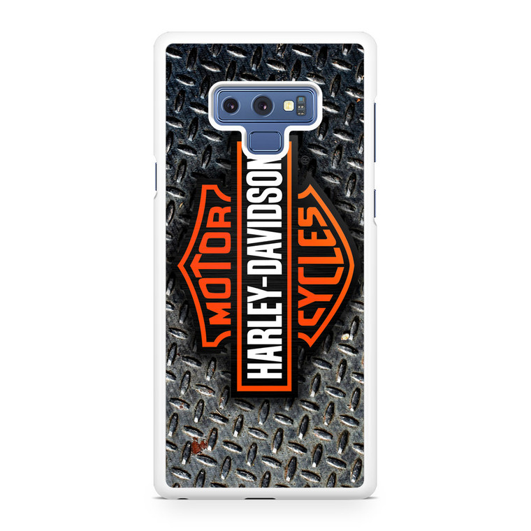 Harley Davidson Logo Diamond Plate Samsung Galaxy Note 9 Case