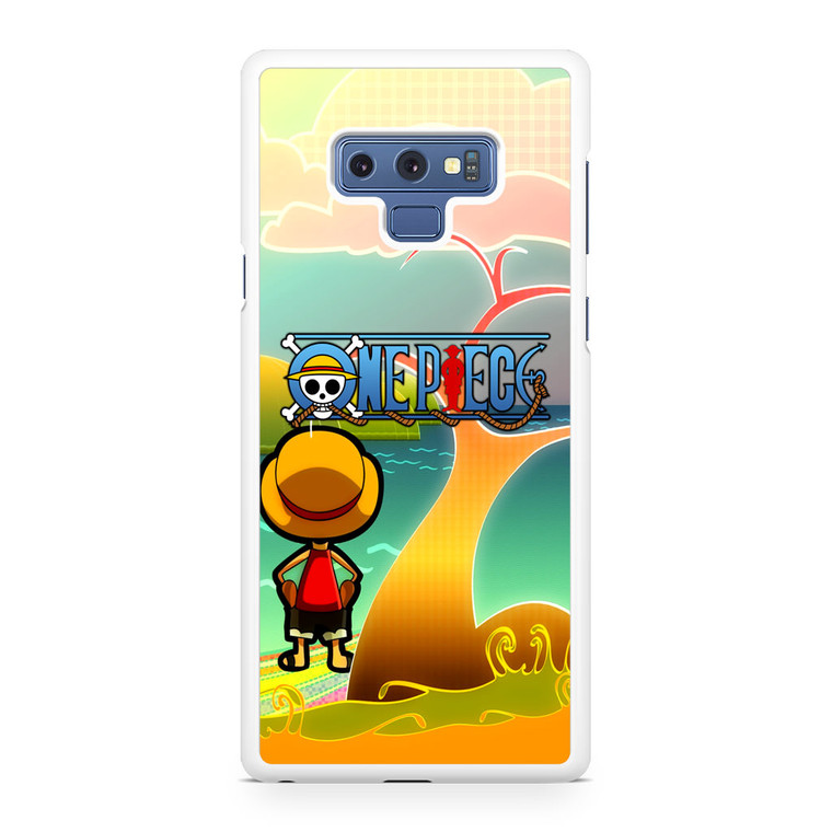 One Piece Chibi Luffy Samsung Galaxy Note 9 Case