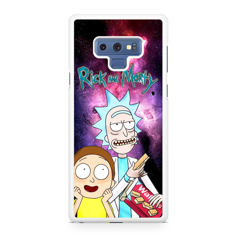 Rick and Morty Nebula Space Samsung Galaxy Note 9 Case
