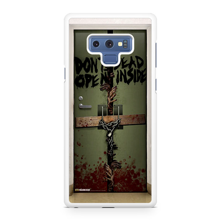 Walking Dead Door Cling Samsung Galaxy Note 9 Case