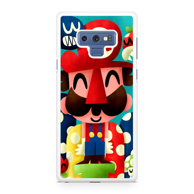 Super Mario Bross Art Design Samsung Galaxy Note 9 Case