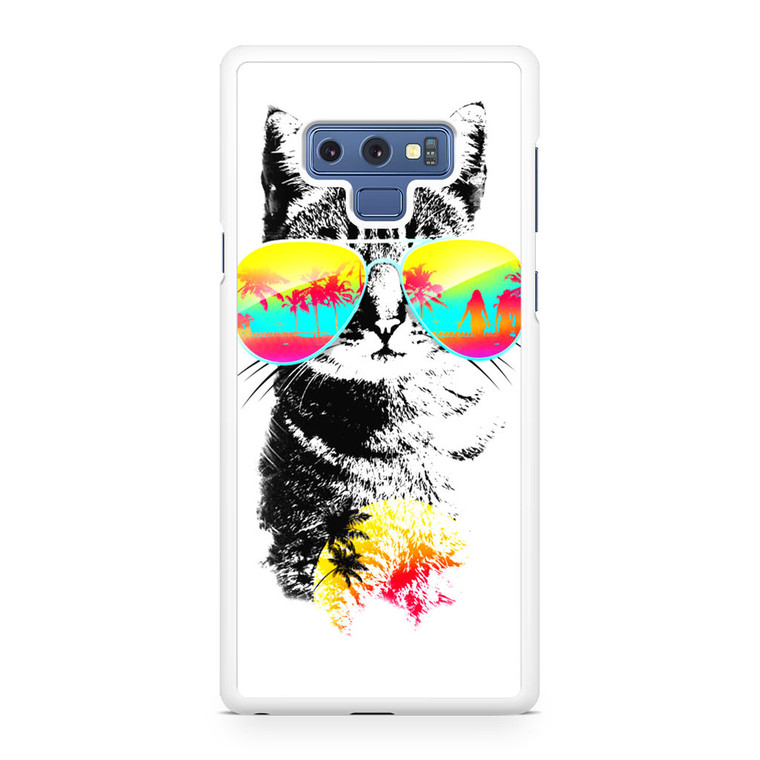 Summer Cat Samsung Galaxy Note 9 Case