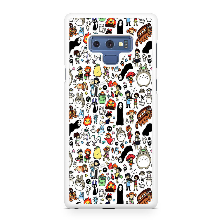 Kawaii Studio Ghibli Characters Samsung Galaxy Note 9 Case