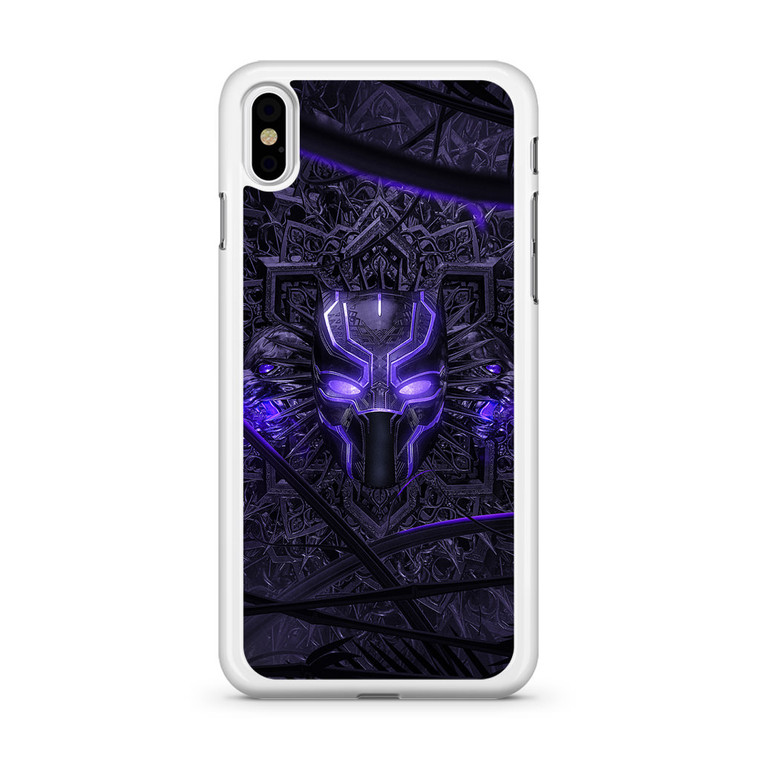 Black Panther Purple Mask iPhone X Case