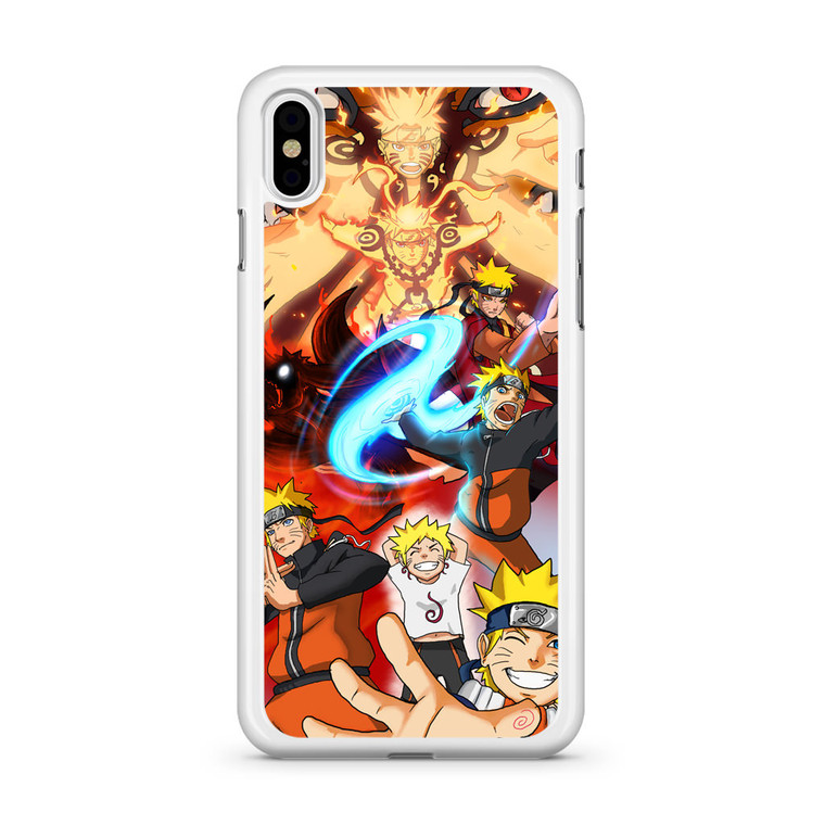 Evolution Of Naruto Uzumaki iPhone X Case