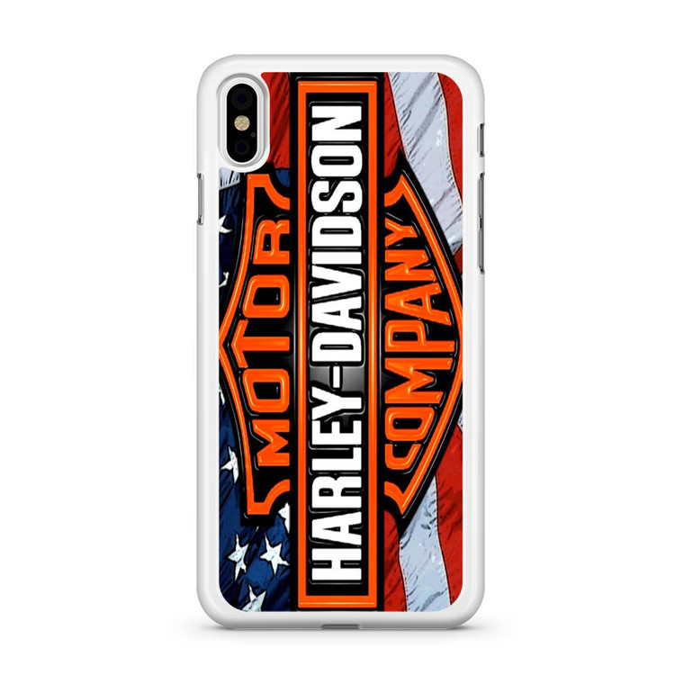 Harley Davidson Flag iPhone X Case