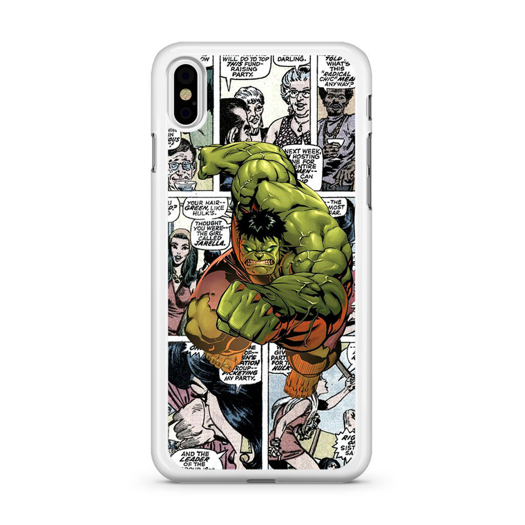 Hulk Comic iPhone X Case
