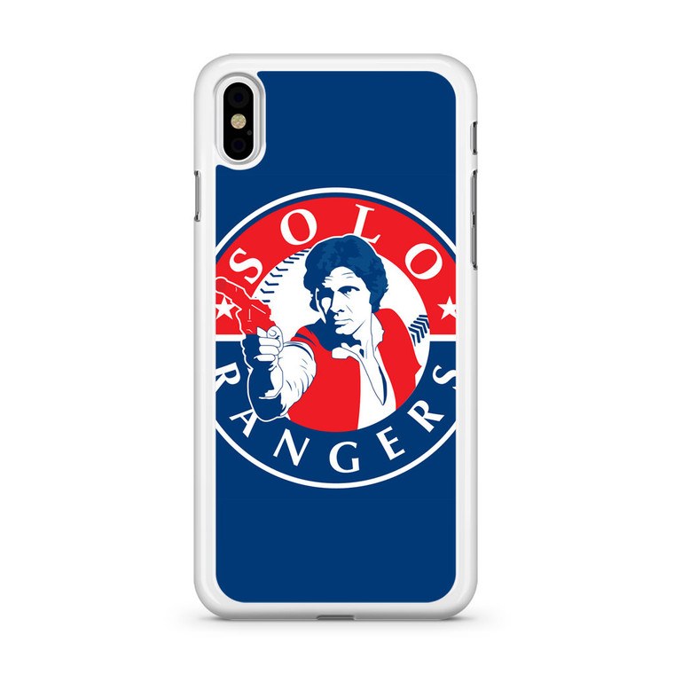 Solo Texas Rangers iPhone X Case