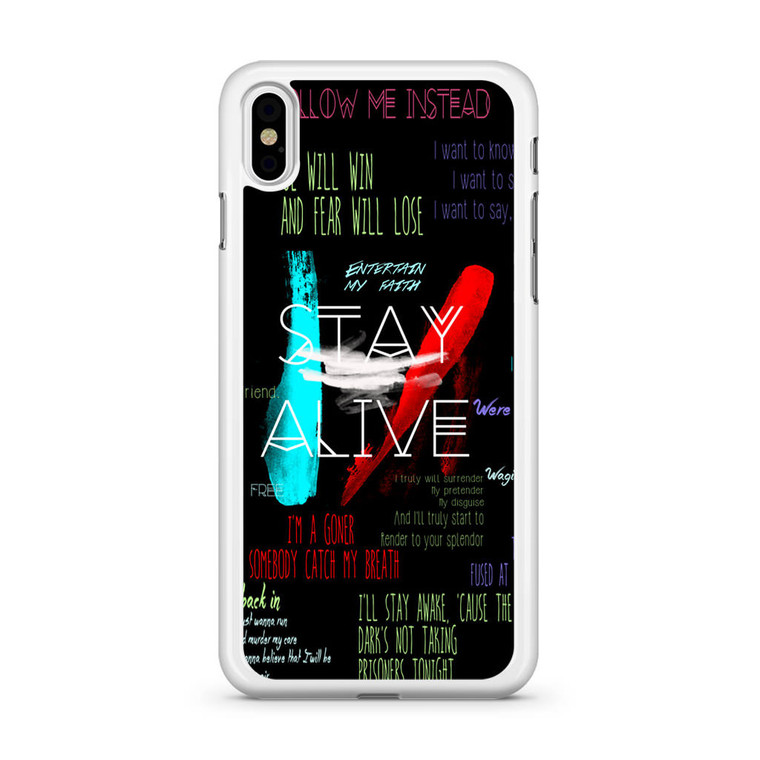 Twenty One Pilots Stay Alive iPhone Xs Case