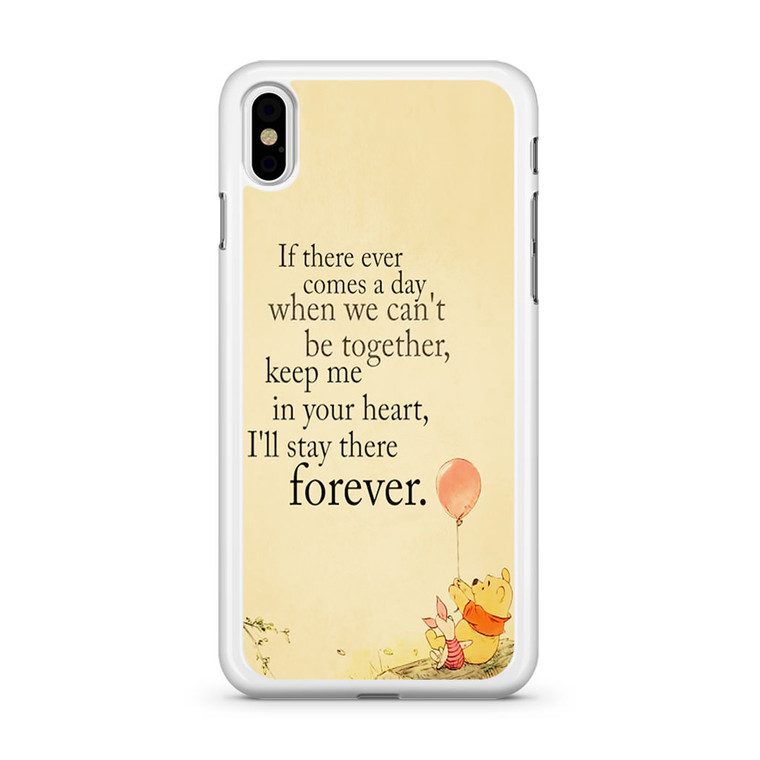 Winnie The Pooh Quotes iPhone Xs Case