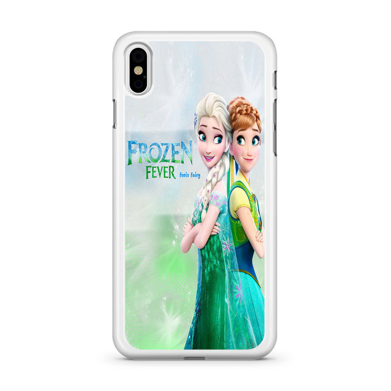 Frozen Fever Elsa and Anna iPhone Xs Case