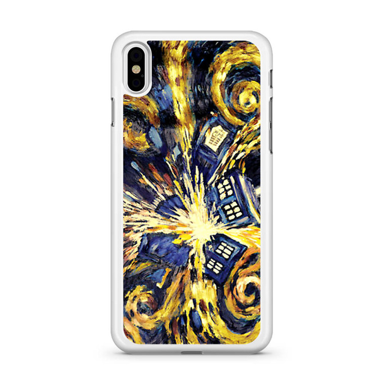 Doctor Who Exploded Tardis Van Gogh iPhone Xs Case