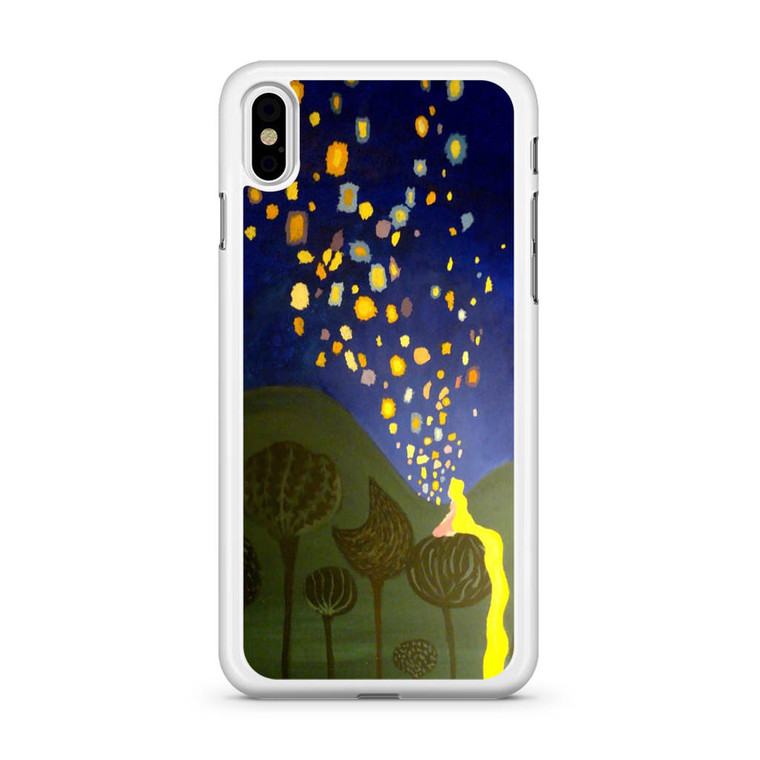 Rapunzel Wall Painting iPhone Xs Case