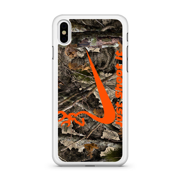 Nike Browning Just Shoot It iPhone Xs Case