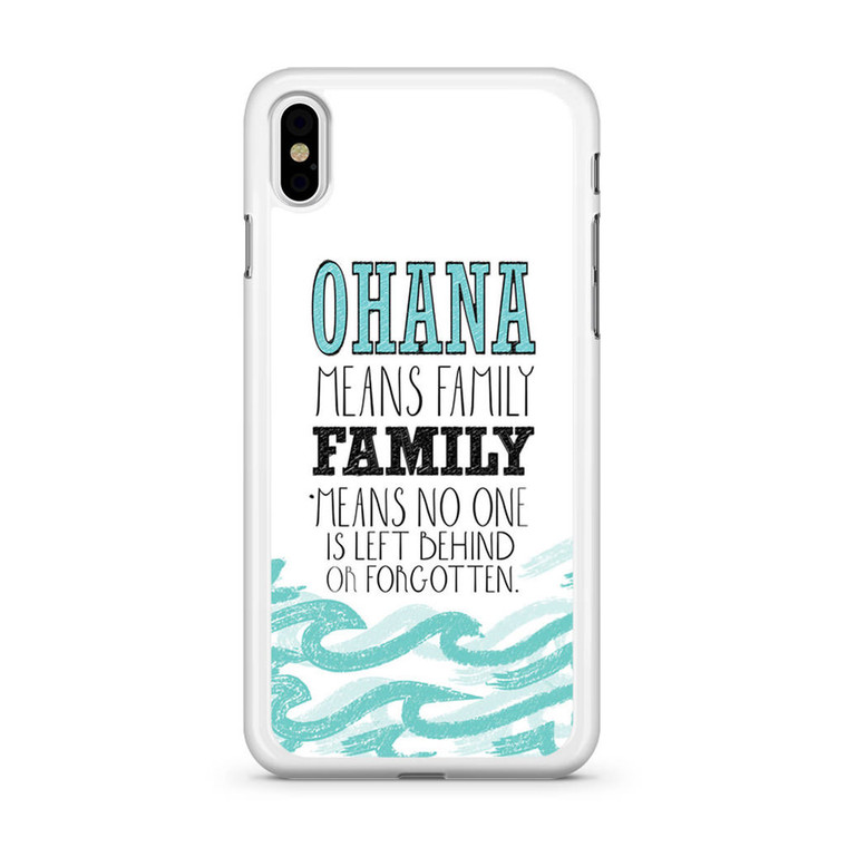 Ohana Means Family Lilo and Stitch Disney iPhone Xs Case