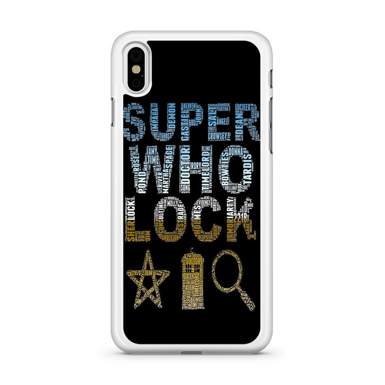 Superwho Sherlock iPhone Xs Case
