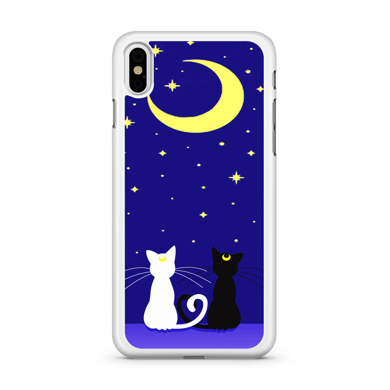 Sailormoon Luna and Arthemis iPhone Xs Case