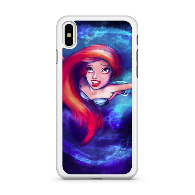 Ariel Little Mermaid Sparkling iPhone Xs Case